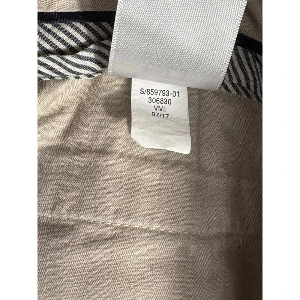 Banana Republic Emerson Chino Khaki Pants Mens 35x32 Tan Straight Leg‎ 859793-01